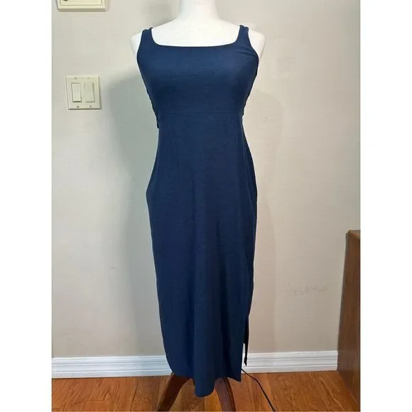 Beyond Yoga Spacedye Featherweight Getaway Dress Navy Sz XS - Picture 2 of 10